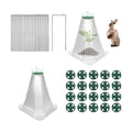 20Pc Reusable Bell-Shaped Plant Covers for Outdoor Gardens, Frost Protection and Animal Defense (Snails, Birds