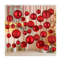36 Pcs Christmas Balls Ornaments for Ceiling, Red