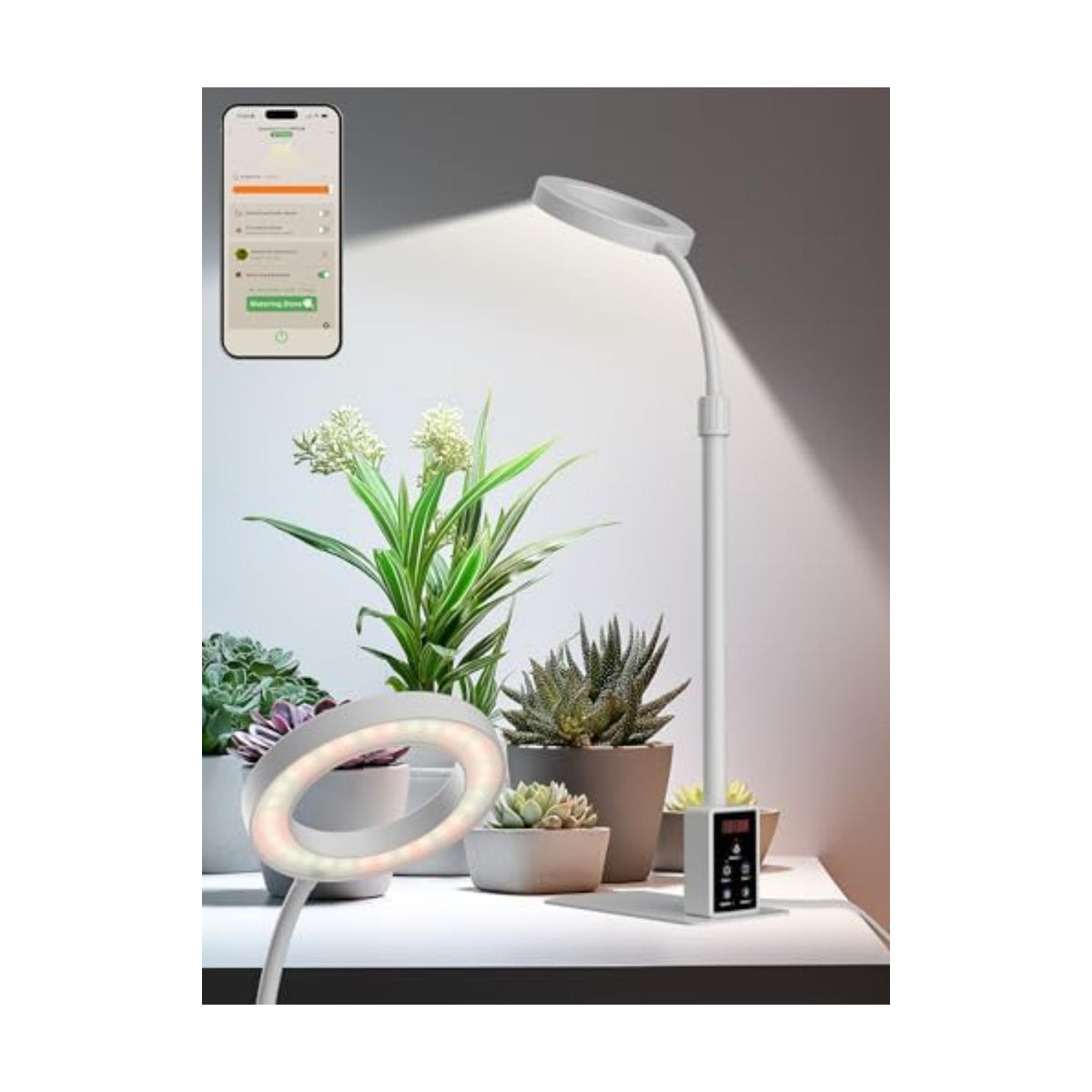 GLOWRIUM Smart Grow Lights for Indoor Plants, Full Spectrum LED Plant Light