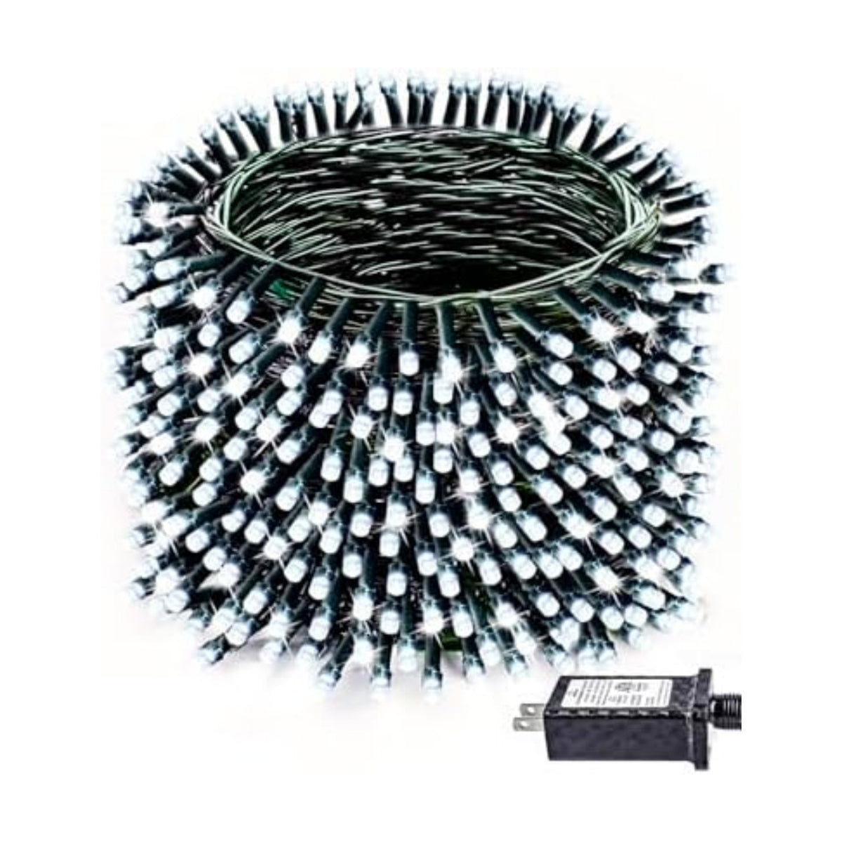330 FT 1000 LED Christmas Light String Indoor Outdoor Waterproof Cool White