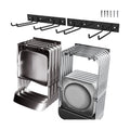 2Pack Folding Chair Storage Rack, Chair Hangers for Garage Wall, Garage Tool Organizer Wall Mount, Heavy Duty Garden