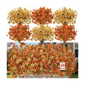 Alupssuc 48 Bundles Artificial Fall Flowers, UV Resistant Faux Mums Porch