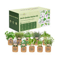 10 Indoor Herb Garden Kit- Burlap Pots, Organic Seeds, Herb Garden Planter Indoor Kit, Easy Window & Kitchen Herbs
