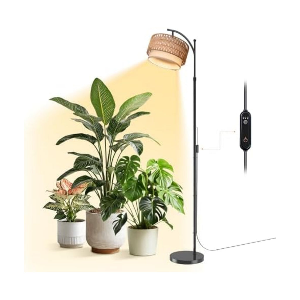 Bstrip Standing Grow Light for Indoor Plants, 65-72.8in Adjustable Height