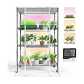 3-Tier Indoor Greenhouse with Grow Light, 35.4x13.8x59in | Indoor Greenhouse, 3-Pack Full Spectrum Plant Lights, 90W