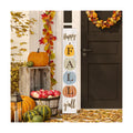 Happy Fall Y'all Porch Sign 47" Autumn Pumpkin Front Door Welcome Sign Vertical Standing Wooden Sign For Garden Home Yard Farmhouse Thanksgiving Decor