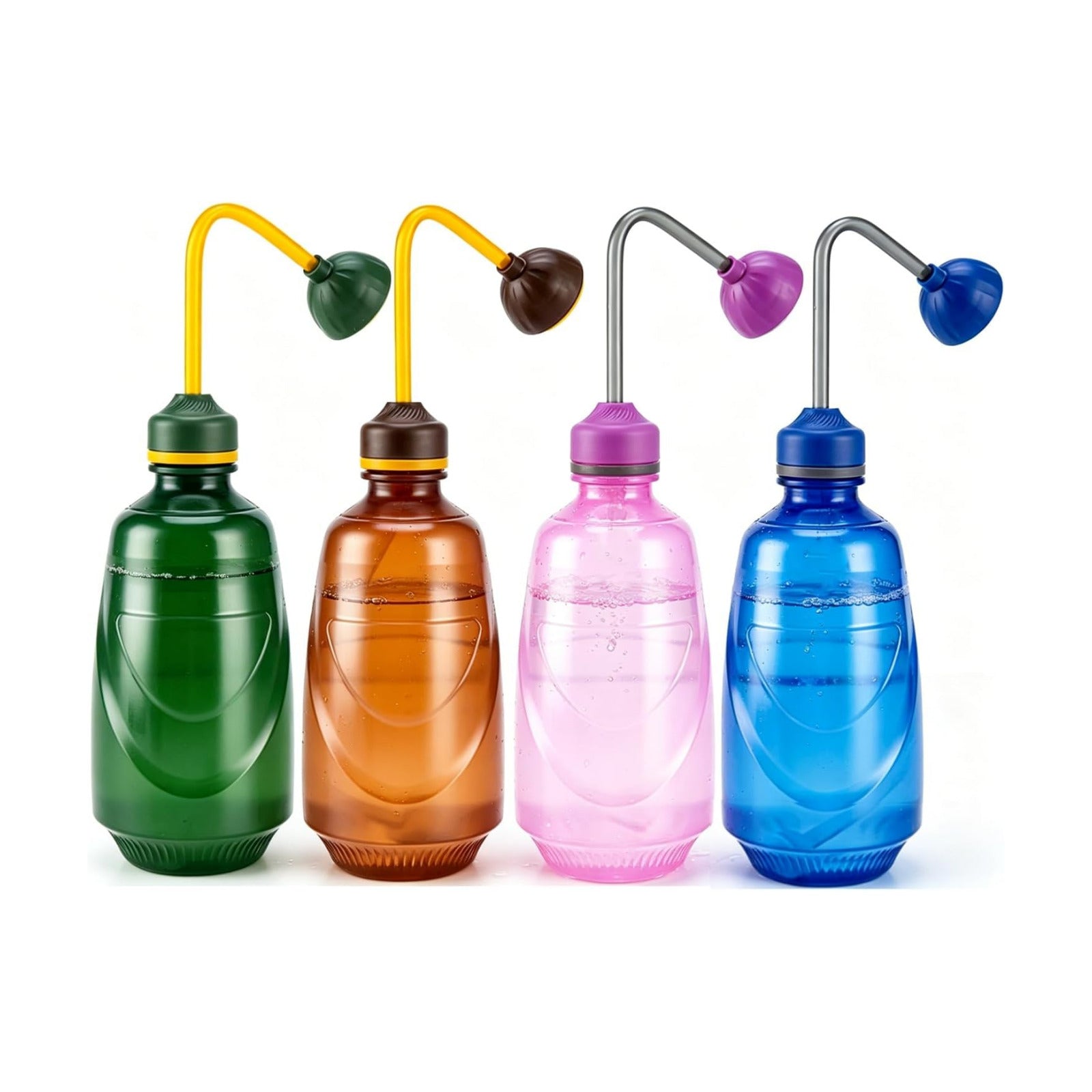 4 Pack Watering Can for Seedlings, 15oz/0.45L (Brown) | Small Watering Can For House Plant Garden Flower