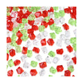 YATOJUZI 500pcs Fake Ice Cubes Christmas Decor Acrylic Crushed Rocks Vase Fillers Plastic Diamonds Gems for DIY Xmas Party Centerpiece Table Scatter Prop Display 0.5"