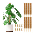 Moss Pole for Plants Monstera,【8 Pack】 23.6 inch Plant Support Pole, Extendable Coir Totem Pole for Potted Plants