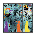 92Pcs Halloween Window Clings - Hocus Pocus Window Clings,I Smell Children Witch Clings for Glass Windows,Reusable Double Sided Static Window Stickers for Halloween Decorations(9 Sheets)