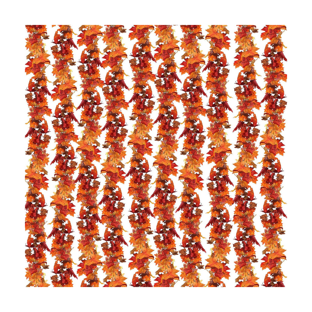 CQURE 20 Pack Fall Leaf Garland, Total 118Ft Artificial Fall Vines Autumn Garland Fall Maple Leaves Thanksgiving Decor for Home Wedding Fireplace Party