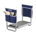 VEVOR Garden Kneeler and Seat Heavy Duty, Portable Garden Stool with 11'' EVA Kneeling Pad and 2 Tool Bags, Folding