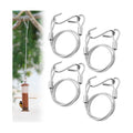 Kingdder 4 Pcs 18" Hanging Cables Chain with S Hook Bird Feeder Tree Hanger PVC Coated Flexible Branch Hook Limb Protector for Outside Bird Feeders, Planters and Decorations