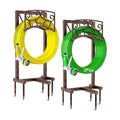 Garden Hose Holder, Heavy Duty Metal Water Hose Holders Hose Stand with 5 Spikes, Freestanding Hose Storage Rack Hose