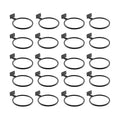 20Pack Black 4In Wall Mount Metal Flower Pot Rings Heavy Duty Plant Bracket | Sturdy rustproof metal planter ring