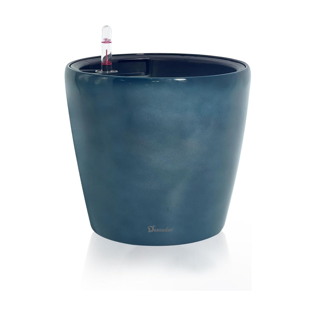Dexceder 11x10 Self Watering Planter (Grayish Green Gradient)