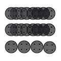 Plant Pot Mesh, 2.1", 55mm, Black, 50 Pcs