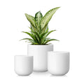 vancasso Ceramic Plant Pots, 4+5+6 inches, Set of 3, Planters with Drainage Hole, Flower Pots Planters Pots for Indoor