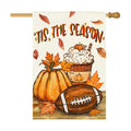 Fall House Flag 28x40 Inch Double Sided Outdoor Yard Porch Decor