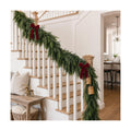 15FT Christmas Cedar Garland Real Touch Greenery for Mantle Decor