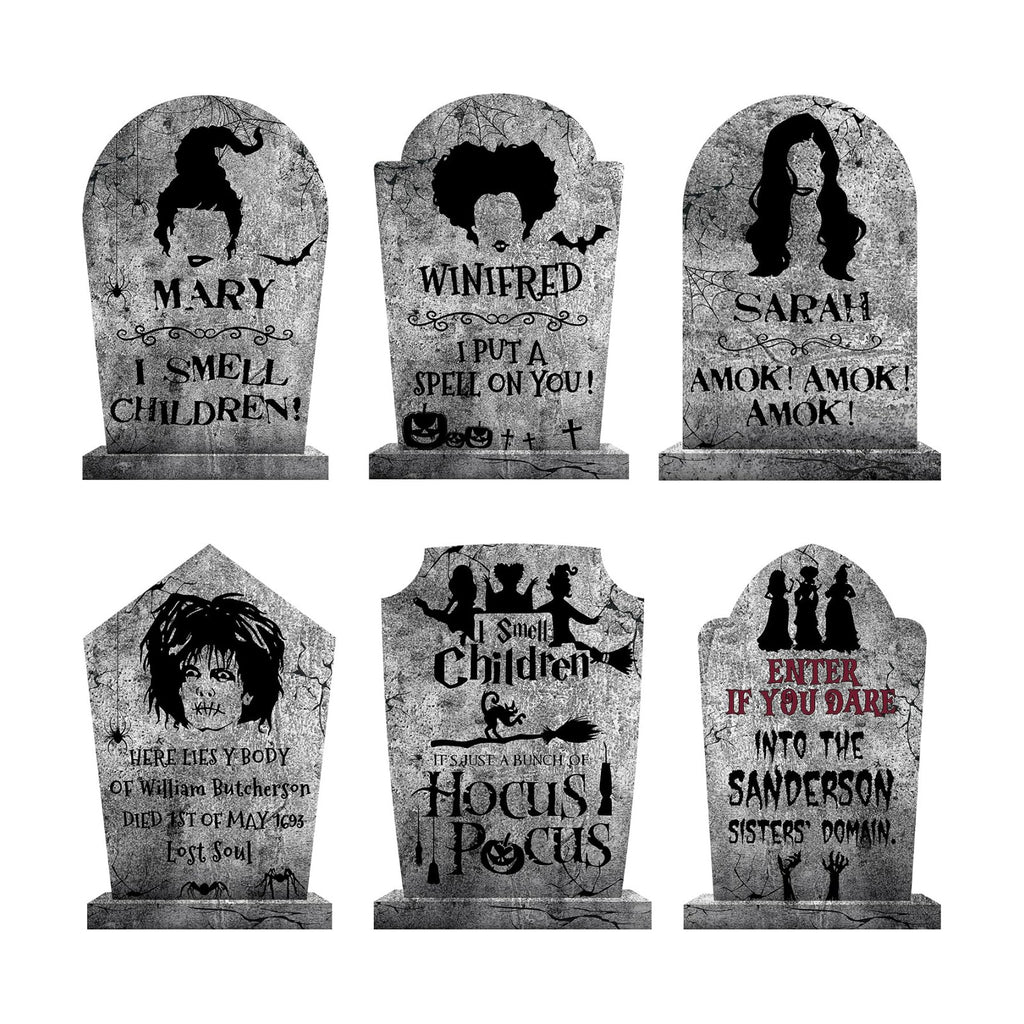17.3" Halloween Tombstones Graveyard Outdoor Yard Signs Decorations