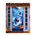 Halloween Door Cover Decor, Outdoor Party Wall Backdrop Sign