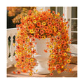 Artificial Fall Flowers for Decoration Fake Hanging Flowers Outdoors Decor