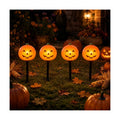 10.5FT Halloween Pumpkin Pathway Lights, 5PK C7 LED Pumpkin Stakes Lights