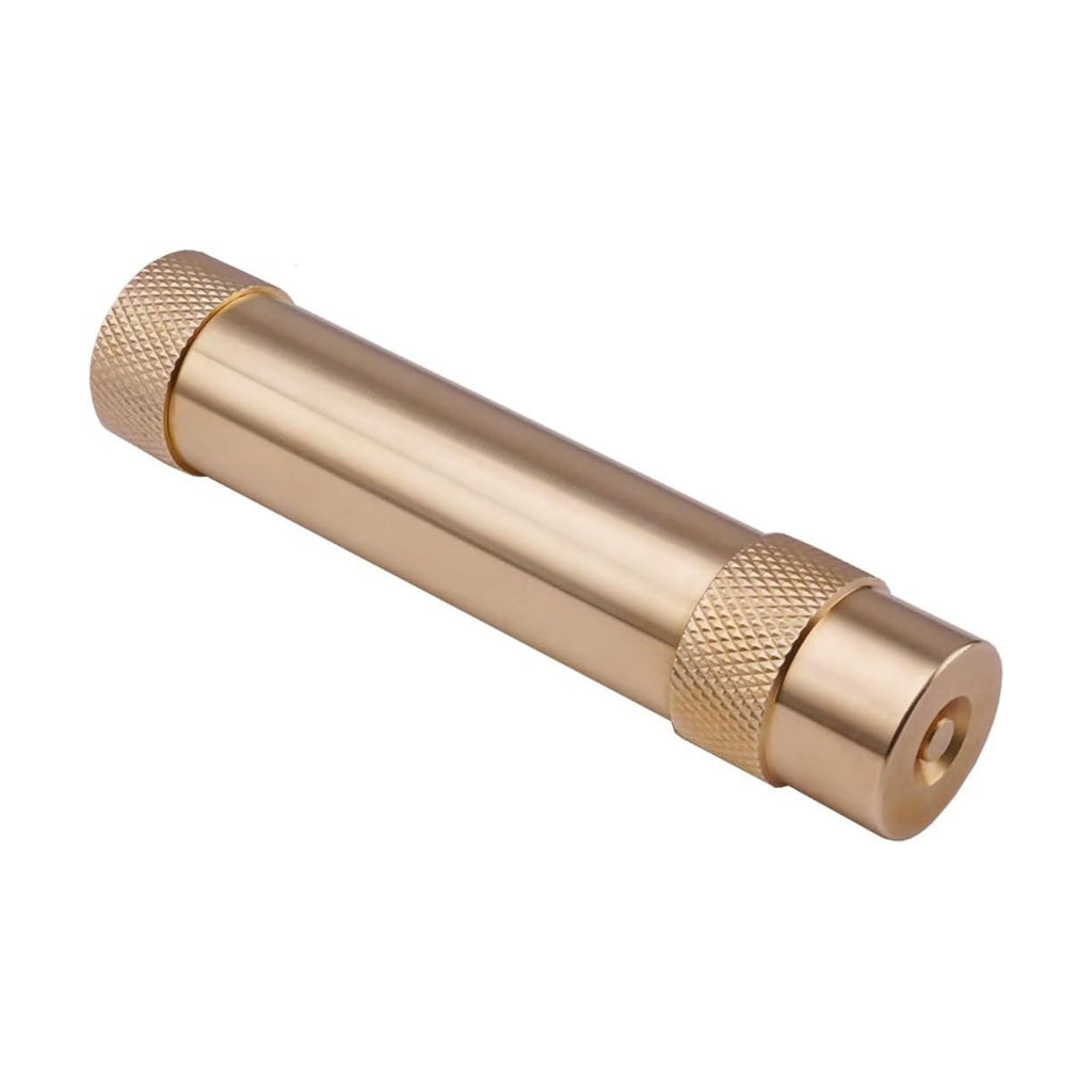 Wiseflow Brass Twist Hose Nozzle, High Pressure Adjustable Spray, 2 Rubber Washers, Heavy Duty Brass Garden Hose Nozzle