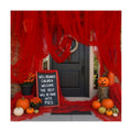 400"x85" Large Halloween Creepy Cloth, Spooky Gauze Party Decoration, Red