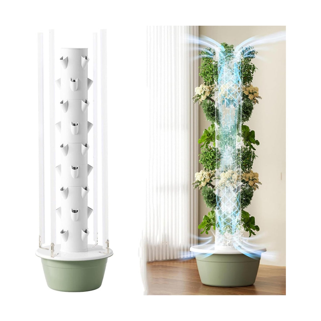 Vertical Hydroponic Grow Tower Aeroponic Tower for Fruits and Vegetables,Hydroponics Growing Kits,for Your Home