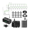 VIVOSUN Automatic Drip Irrigation Kit, Smart Watering System | 16 Drip Emitters, 4mm Fast Flow, App-Controlled, Quiet