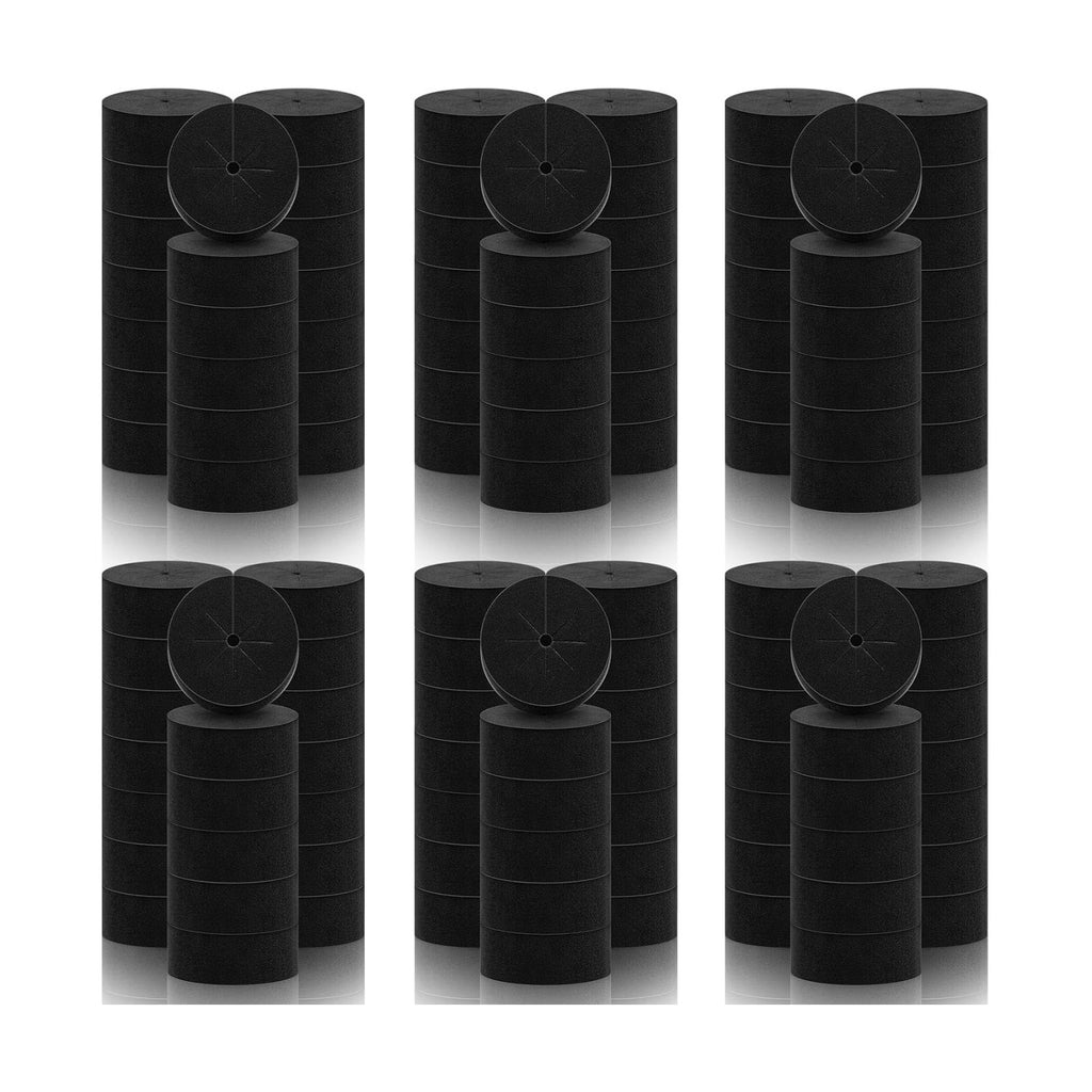 Lallisa 120 Pcs Clone Collars 2 Inch Foam Inserts for Hydroponic Cloning Machines Fits 2" Net Pots Reusable Collars for