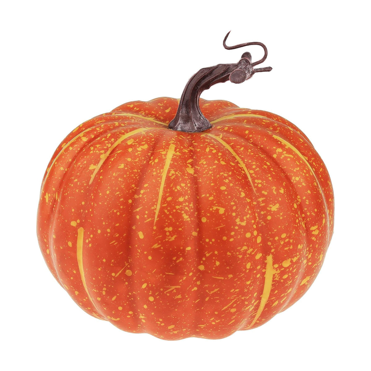 7 Inch Orange Artificial Pumpkin Fake Foam Lifelike Craft Pumpkin