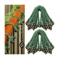 25 Pcs 20 Inch Christmas Garland Ties for Banister Bells, Bronze
