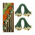 25 Pcs 20 Inch Christmas Garland Ties for Banister Bells, Gold