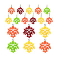 48Pcs Fall Ornaments, Maple Leaf Ornaments for Small Tree