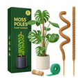 Moss Pole Monstera Plant Support, 2 Pack 48in Bendable Indoor Plant Stakes