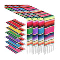 6PCS Mexican Table Runner 14x86in Boho Fiesta Party Decorations for Table