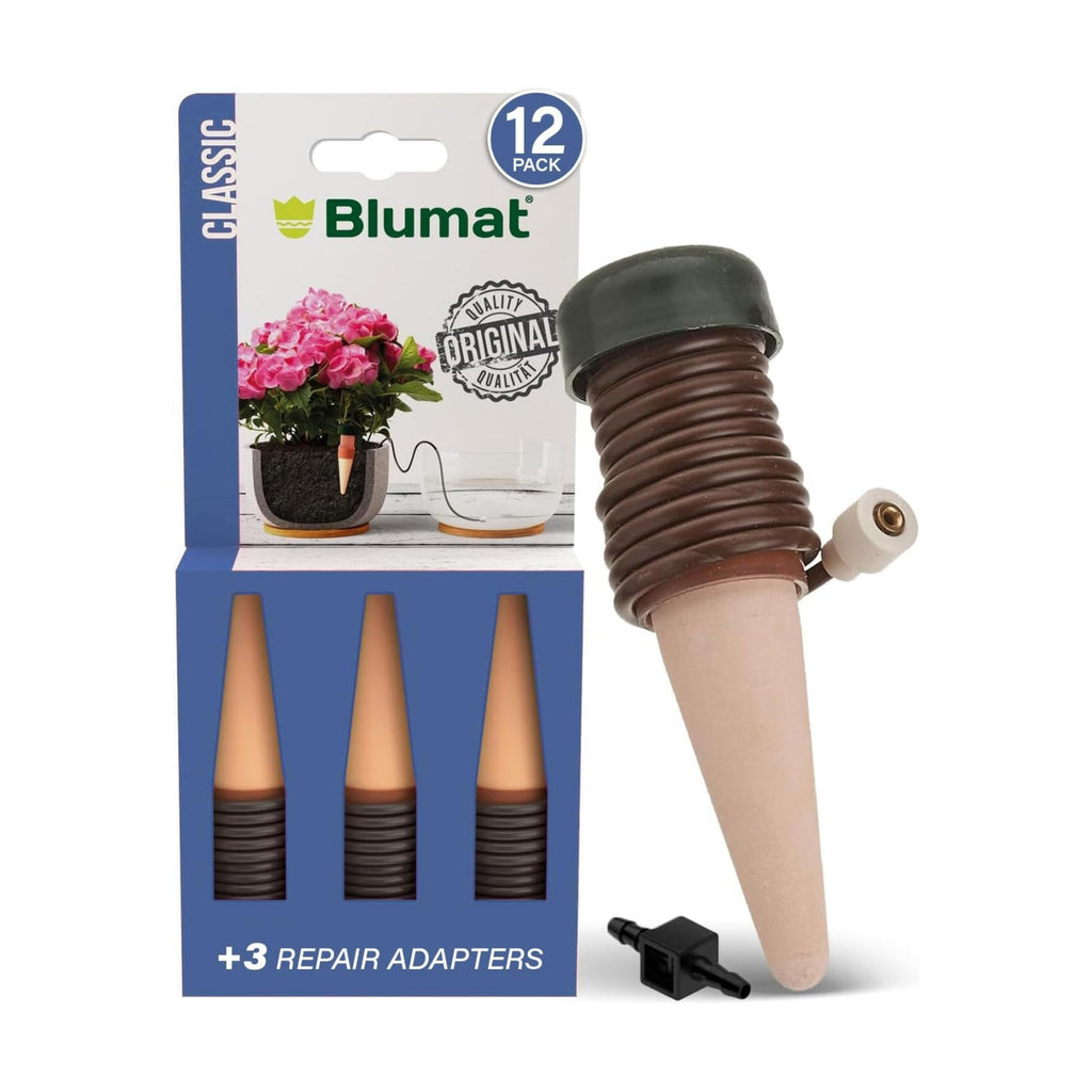 Blumat Classic Self-Watering Stakes - Prevents Overwatering and Underwatering for Healthy Growth While You are Away