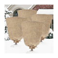 Riare 4 Packs 32 × 40 Inch Large Winter Plant Cover Bags with Drawstring