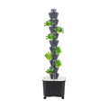 Hydroponics Growing System, 50-Plants Indoor Hydroponic Tower with Pump System, Vertical Garden Planter with Wheels
