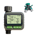 Sprinkler Timer for Garden Hose, Programmable Water Timer with 4 Custom Plans, Rain Delay & 2-Way Splitter, Digital
