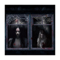 Newwiee 2 Pcs Scary Halloween Curtain Window Silhouette Cover Female Ghost