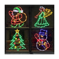 TRWYMZ Christmas Decorations - 16" Christmas Window Silhouette Lights