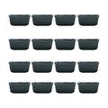 Vertical Wall Planter with 16 Pots, Hanging Garden Plant Flowerpot Holder, Stackable Wall-Mounted Planter, Balcony