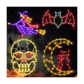 TRWYMZ Halloween Decorations - 16" Halloween Window Silhouette Lights