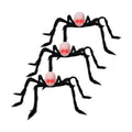 Suzile 3 Pack Halloween Doll Head Spider Light up Creepy Outdoor Decor