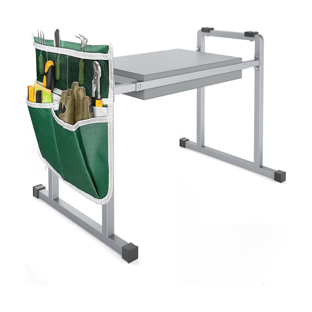Garden Kneeler and Seat, 10.2" Stable and Save Anti-Tipping with Handle | Multifunctional Gardening Stool for Seniors