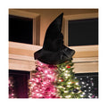 Gejoy Halloween Witch Hat Tree Topper Decorations Halloween Tree Ornaments